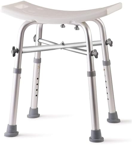 Dr. Kay's Adjustable shower Chair for inside shower with Unique Heavy Duty Crossbar Supports, Shower Stool for the inside tub, Bath stool, adjustable shower chair for the elderly and disabled, 500 lbs