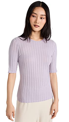 Image of Vince Women's Ribbed Elbow SLV Crew