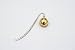 Gold Ball Medaillon Puzzle Ton gemustert – Charm Lesezeichen – Lesezeichen Lehrer Geschenk Best Geschenk für Reader