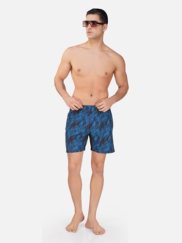 Image of NEVER LOSE Mens 5 inch Swim Trunks with Zipper Pockets Quick Dry Beach Board Shorts for Men Swimsuit Swimwear with Mesh Lining
