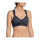 Schiesser Damen Sportbeha, softcup Sport BH, Grau (Anthrazit 203), 85D EU