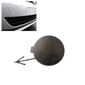 MY IND Car Accessories,Fit for (Vento 2010-2014/Polo (2009 to 2014) Front Bumper Tow Hook Cover Cap Black ABS Eye Cover Automotive Part-[2368]