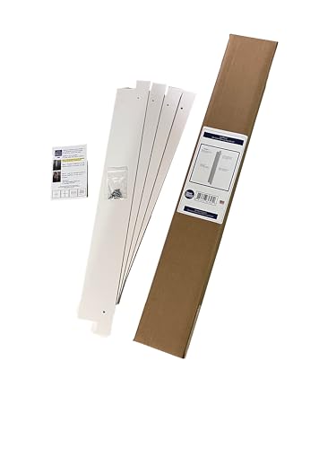 Image of StallPlus Restroom Privacy Gap Guard | Improves Privacy in Restroom Stalls | Eliminates Gaps at Restroom Stall Doors & Corners | 4pack (White)