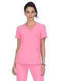 KOI Lite Philosophy - Camiseta quirúrgica con cremallera lateral para mujer, Large