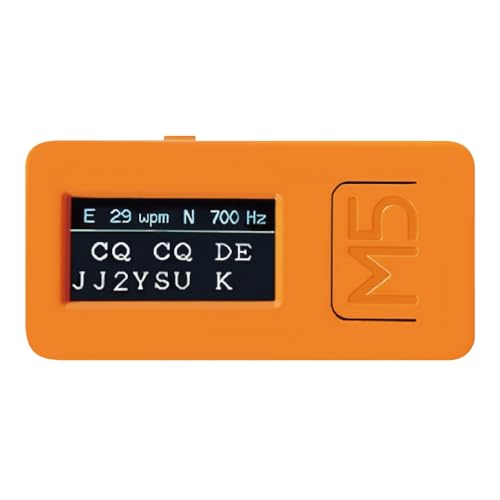 Kernel Hardware Engineering Morse Code Decoder CW-D1 Just Place in Front of Speaker CW Communication Verification Aid Compact & Lightweight with Built-in Microphone