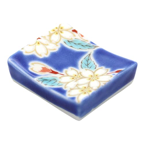九谷焼 青郊窯 箸置き 各種 HC-01-30 ? 磁器 3.8cm×3cm×1cm カトラリーレスト 食卓小物 人気 ギフト 贈り物 石川県 金沢 北山堂 ? (桜 HC-26)