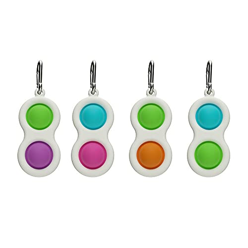 Simple Dimple Chaveiro Pop It Fidget Toy Anti Stress Alivio