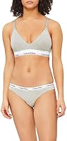 Calvin Klein Modern Cotton Lightly Lined Maternity Bralette Heather Grey XS