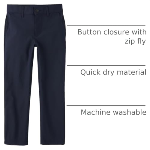 The Children's Place,Boys,Uniform Quick Dry Chino Pants,Tidal,6 - image 2