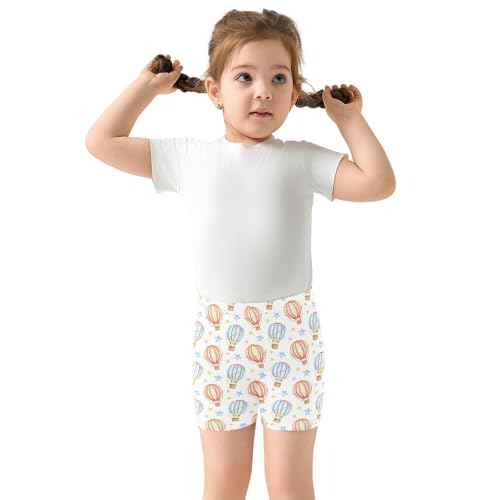 Girls' Shorts Soft Summer Soft Boxers Short Colorful Hot Air Balloon Leggings Dance Bottoms2