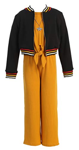 Image of iGirlDress Girls Wide Leg Off Shoulder Elegant High Waist Rompers Palazzo Pants Trousers Jumpsuits USA 4-14