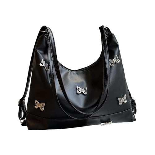 Image of VELURA SYDL Womens Shoulder Bag Shoulder Purse Lightweight Handbag for Work Street Daily Black|1 Women Shoulder Bag|Clothing, Shoes & Accessories