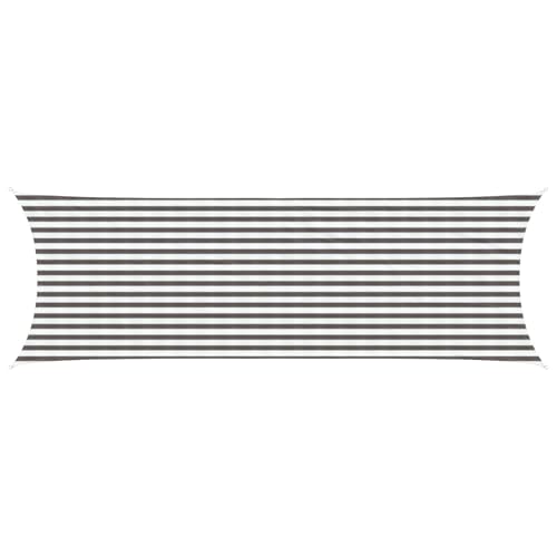 Voile d'ombrage pour jardin et balcon 2x6m crée un coin frais en été
