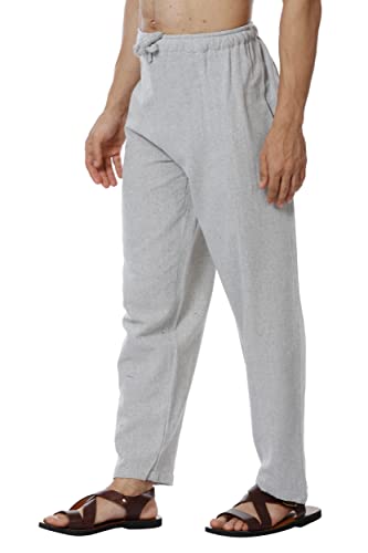 Image of Aatman One Size Men's Eco-Friendly Cotton Pyjama | Fits Waist Size 28 to 36 Inches