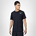 Nike Men's Dri-Fit Fitness T-Shirt, Black/White, Large