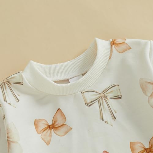 Mubineo Toddler Baby Girl Clothes Cute Long Sleeve Sweatshirt Sweatpant Outfits Fall Winter Tops Pant Outfit Sweatsuit4