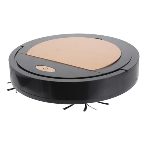 1 Pieza Robot Aspirador Friegasuelos USB Limpiador Automático con Batería de Larga Duración y Negro