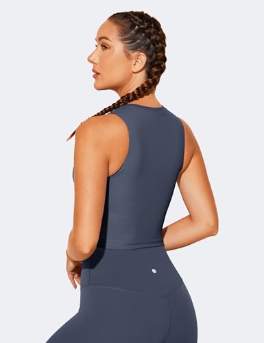 Image of Natural Feelings Nudi Sports Bras for Women Removable Padded Yoga Tank Tops Sleeveless Fitness Workout Crop Tops