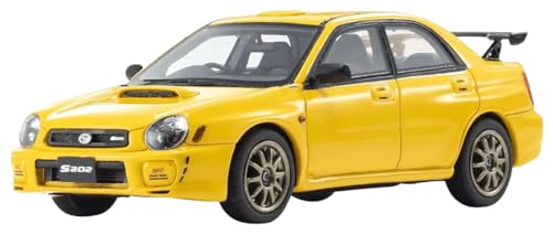 Kyosho Original 1:43 Subaru Impreza S202 Amarillo miniatura 1