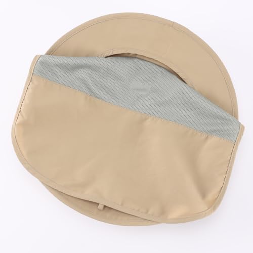 Image of Home Prefer UPF50+ Kids Girls Boys Sun Hat Wide Brim Fishing Hat with Neck Flap Adventure Beach Safari Sun Protection Cap