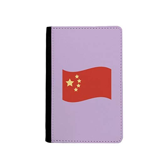 Porte-passeport Chine avec drapeau rouge housse de protection voyage pour visa