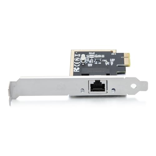 Image of H!Fiber 1Gb PCIe Network Card, auto-Negotiation 10 /100 /1000Mb /s, Gigabit PCIe NIC with Realtek RTL8111H Chip, Single RJ45 Port, PCIe X1, 1G Ethernet LAN Network Card for Windows /Linux /MAC