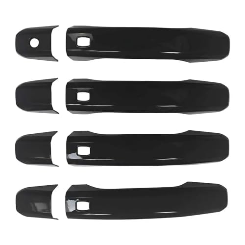 Garnitures poignée de porte extérieure en ABS noir style premium pour Suburban 2021