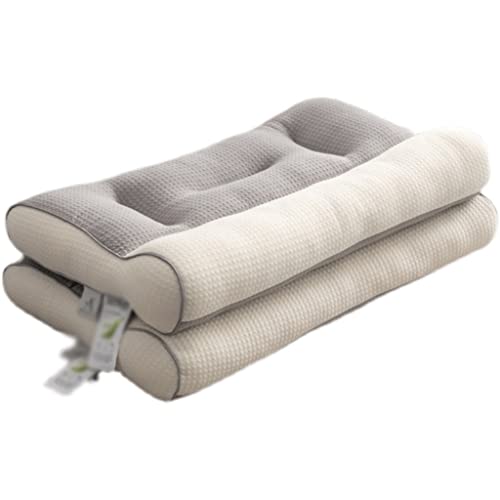 DYHWAC Un Par De Almohadas for Dormir.El núcleo de Almohada de Fibra de Soja Especial es cómodo y Suave