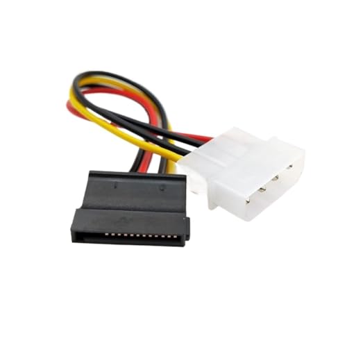Cable Adaptador de Poder 4 pin a SATA 18 cm miniatura 5