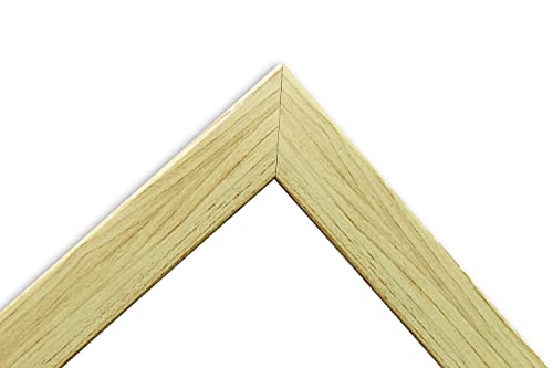 Image of Photo frame 10x14 Inch set of 2 Natural Wood Color flexiable Glass (acrylic) & synthetic wood customized Modern Collage Photo Frames for Wall Hanging