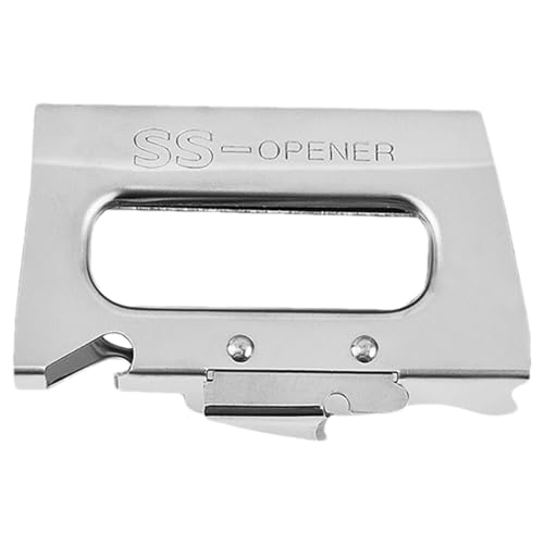 Abrelatas de cocina, manual de instrucciones (idioma español no garantizado), abrelatas de mano de acero inoxidable | Abrelatas portátil, abrelatas portátil, ayudante de cocina, abrelatas de corte