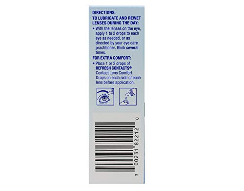 Refresh Contacts Contact Lens Comfort Drops -- 0.4 fl oz 2 Pack