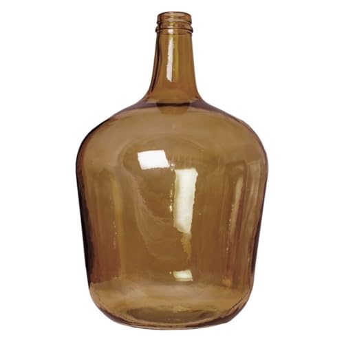 Cosecha Privada Cok Garrafa Vidrio Transparente - Damajuna - Estilo Apple Botijo transparente de colores. (Tierra, 12 L)