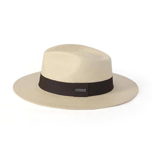 Sombrero Santa Fe Blocked Straw Outback de Papel miniatura 5