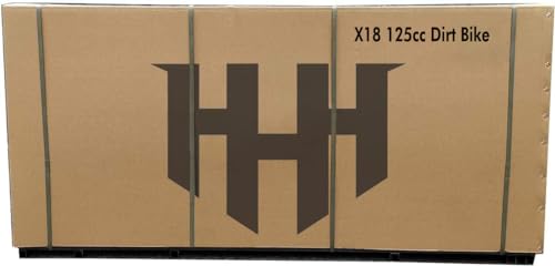 Image of HHH 125cc Dirtbike X18 Dirt Bike DB X18 Racing DB18 Dirtbike 125cc 4 Speed Manual Clutch and Big Size Tires 17 /14 inches