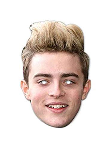 FoxyPrinting JOHN JEDWARD JB - Music Star Fancy Dress Cardboard Celebrity Cardboard Party Face Mask Fancy Dress