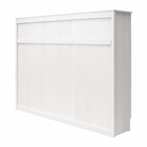 Atlin Designs Transitional Engineered Full Size Daybed Wall Bed In Ivory Oak #TOP11