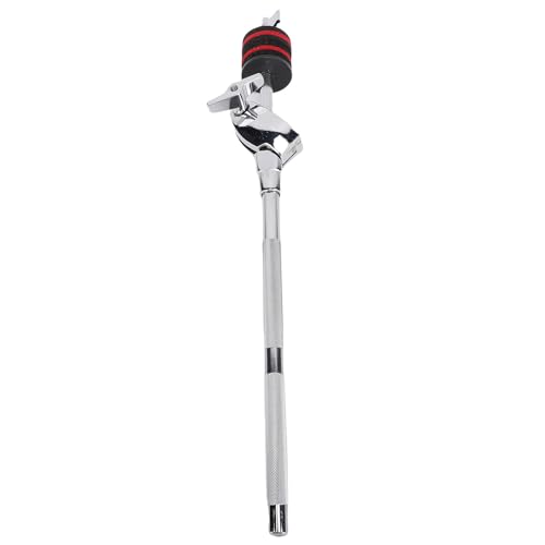 Extensión de brazo para platillo de batería, brazo extensible de acero al carbono ajustable con abrazadera y mecanismo de inclinación para configuración de percusión miniatura 6