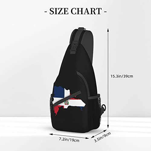 Mochila cruzada unisex negra miniatura 4