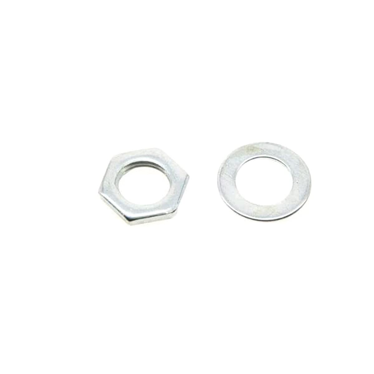 Dopro 20pcs Zinc Metric M8 Guitar Pots Nuts and Washers for 24mm Large Metric Pots