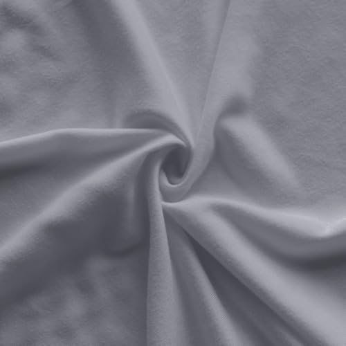 Image of Sofa Bed Queen Sheets Only, Queen Sleeper Sofa Sheet 60 inch X 74 inch with 8 inch Deep Pocket, Bed Mattress Sheets Stretchable Breathable Jersey Knit Cover, 1 Pack, Gray