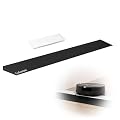 LIEKUMM 5/8 Inch Rise Wheelchair Ramp for Doorways,1500 LBS Capacity,Rubber Threshold Ramp,Non-Slip Driveway Curb Ramp,Suitable for Indoor and Outdoor Use,Cuttable