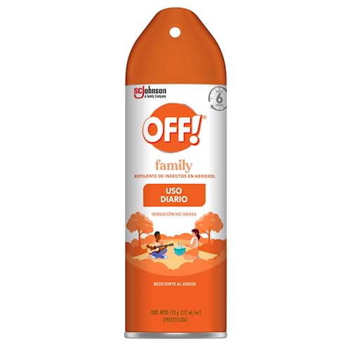 OFF! - Off Repelente De Mosquitos Aerosol, 170 G, Pack of 1