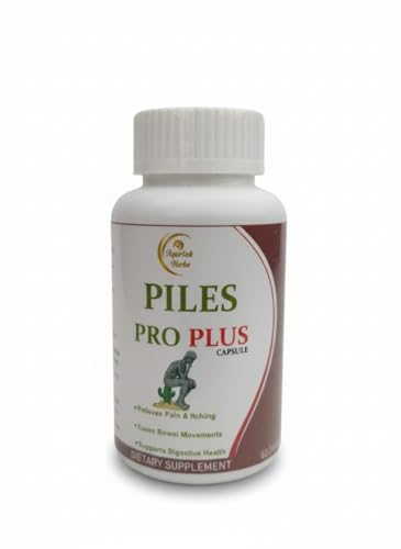 Image of Ayurlok Piles Pro Plus Ayurvedic Capsules - Natural Piles Relief for Men & Women | Eases Pain, Itching & Bowel Movements | Supports Digestive & Colon Health | 60 Capsules