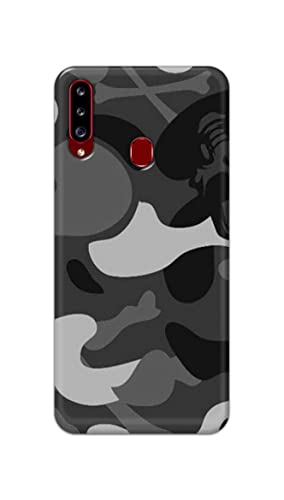 Image of Printed Hard Back Cover Case for Samsung Galaxy A20s Back Cover (Army Pattern) -1302