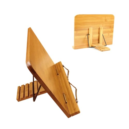 Generic デスク本棚 34×24cm、折りたたみ式で収納便利 5段階角度調節可能 (34.00X24.00X5.00CM,示されているように)