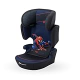 Bebeconfort Marvel RoadSafe i-Size, Kindersitzerhöhung mit Rückenlehne, 3,5–12 Jahre (100–150 cm), Marvel Legends Spiderman Folgekindersitz, Klappbar und Leicht, Gurtinstallation, Authentic Spiderman