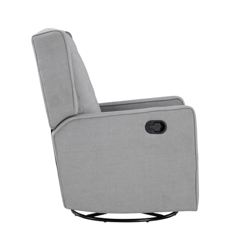 Sillón reclinable tapizado gris tejido miniatura 5