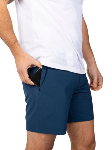 Image of Chubbies Everywear Men's Shorts - Mens Shorts Casual 6in Inseam, Elastic Waist, Water-Resistant, Zipper Pocket