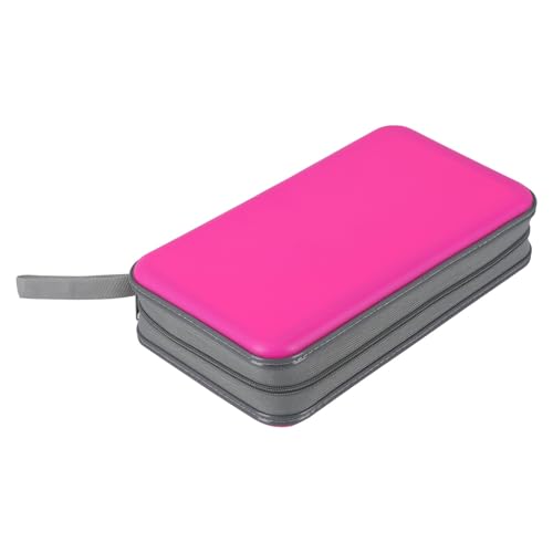 Étui CD zippé 96 disques contre la poussière avec coque de protection rigide - 6